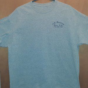 Mens AJ Recycling Bronx NY Tee Shirt Gray Size XL